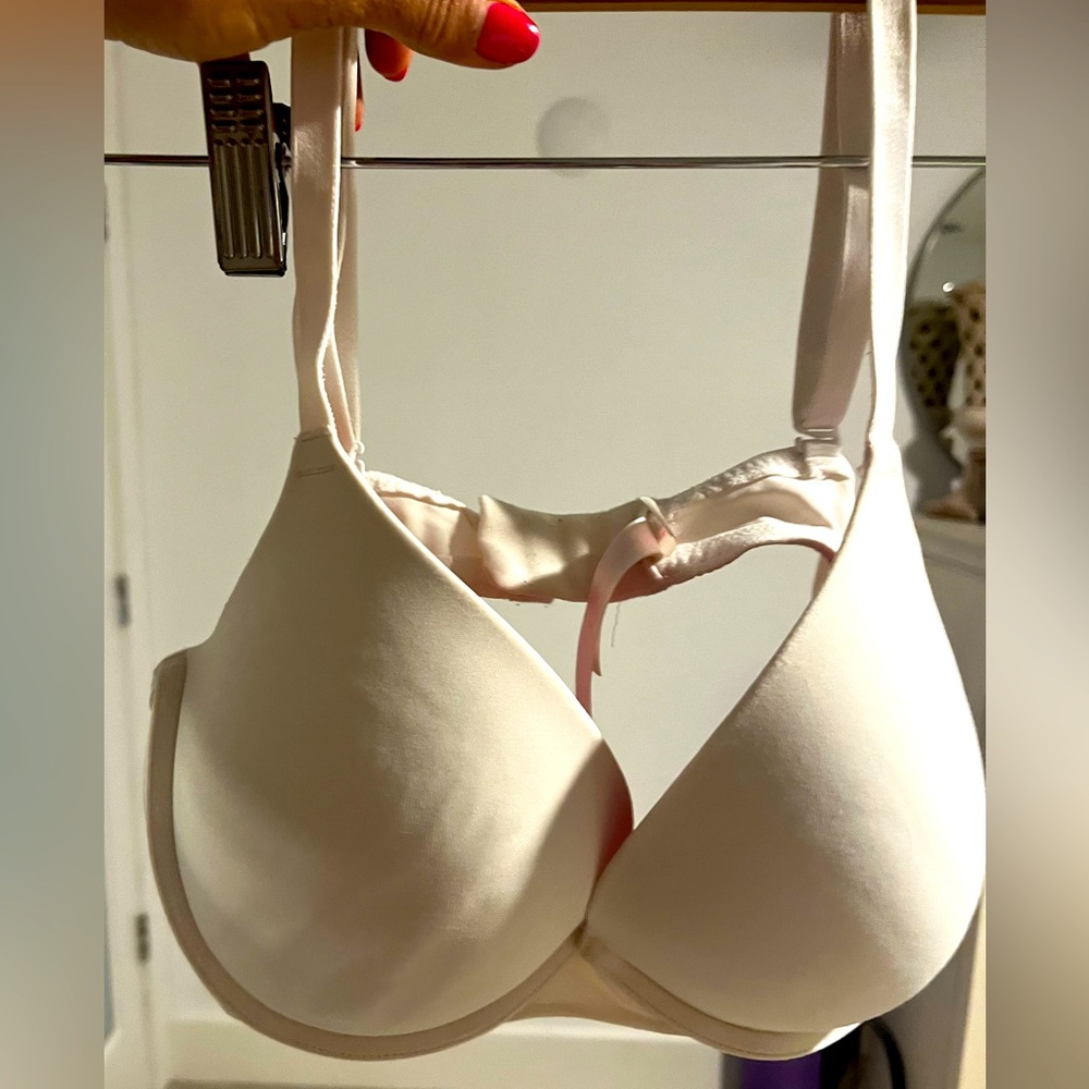 Pink white braw size 36c with padding